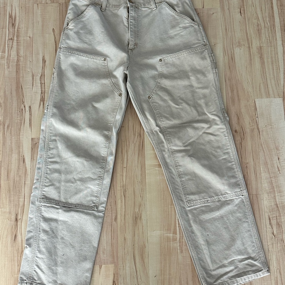Carhartt WIP Beige Double Knee Pants